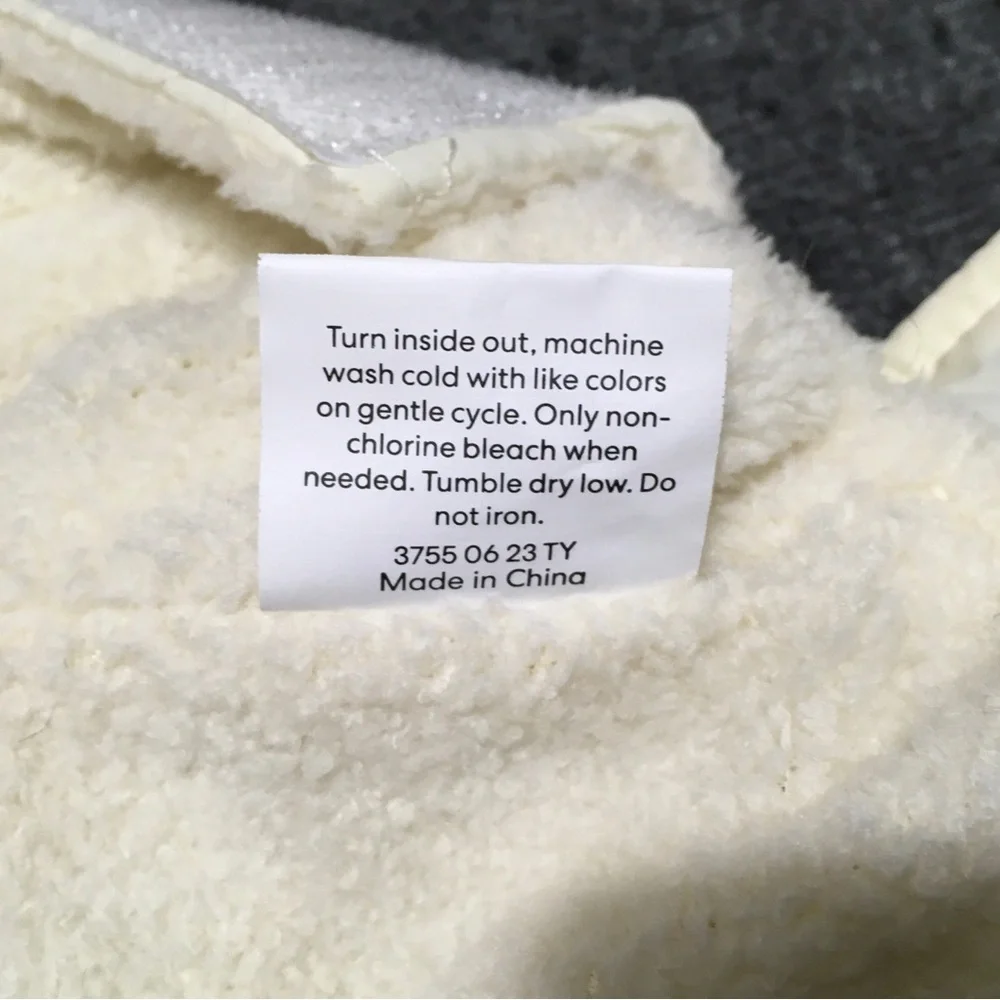 Frisco Pet Apparel M Dog / Cat Faux Fur Trim Cream Ruffle Vest Dress